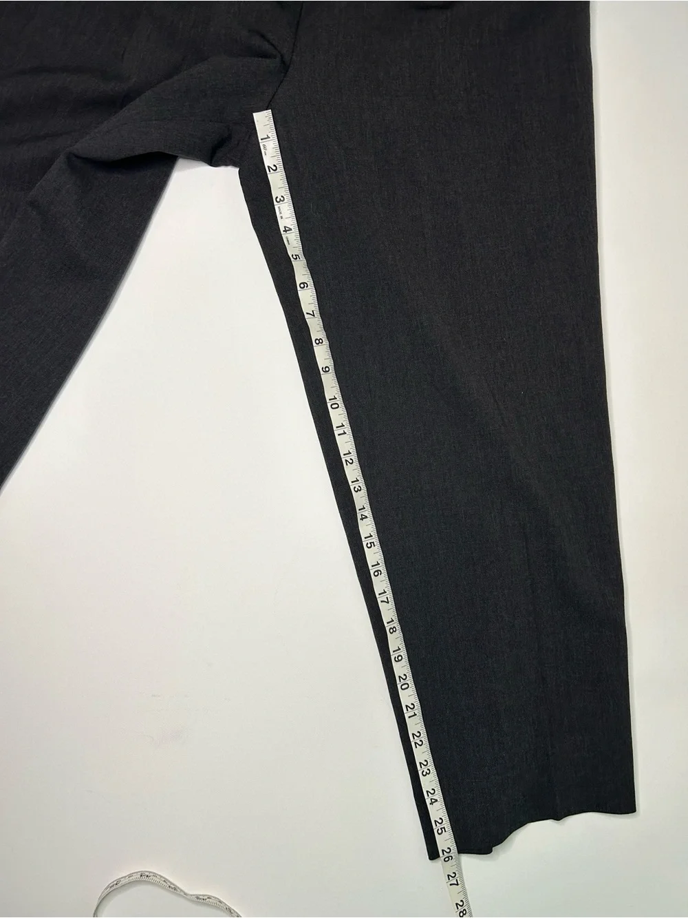 Ralph Lauren Women’s Vintage Dark Grey Wool Blend high-rise Trousers 1990s